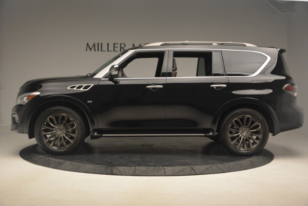 Used 2015 INFINITI QX80 Limited 4WD for sale Sold at Alfa Romeo of Westport in Westport CT 06880 3