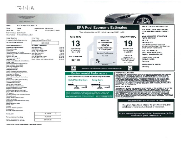 Used 2012 Aston Martin Rapide for sale Sold at Alfa Romeo of Westport in Westport CT 06880 23