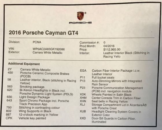 Used 2016 Porsche Cayman GT4 for sale Sold at Alfa Romeo of Westport in Westport CT 06880 23