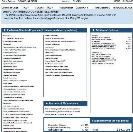 New 2018 Maserati GranTurismo Sport Convertible for sale Sold at Alfa Romeo of Westport in Westport CT 06880 23