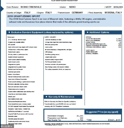 New 2018 Maserati GranTurismo Sport for sale Sold at Alfa Romeo of Westport in Westport CT 06880 2