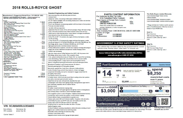 New 2018 Rolls-Royce Ghost for sale Sold at Alfa Romeo of Westport in Westport CT 06880 7