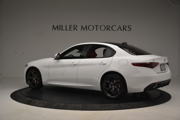 New 2019 Alfa Romeo Giulia Ti Sport Q4 for sale Sold at Alfa Romeo of Westport in Westport CT 06880 4