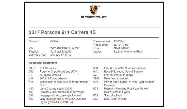 Used 2017 Porsche 911 Carrera 4S for sale Sold at Alfa Romeo of Westport in Westport CT 06880 21