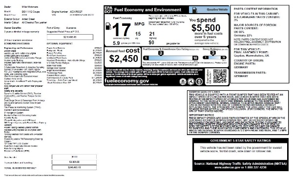 Used 2018 Aston Martin DB11 V12 Coupe for sale Sold at Alfa Romeo of Westport in Westport CT 06880 26