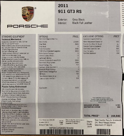 Used 2011 Porsche 911 GT3 RS for sale Sold at Alfa Romeo of Westport in Westport CT 06880 22