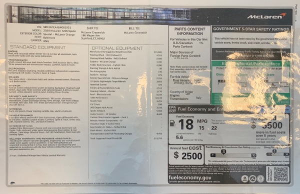 New 2020 McLaren 720S Spider for sale Sold at Alfa Romeo of Westport in Westport CT 06880 28