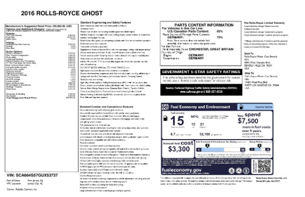 Used 2016 Rolls-Royce Ghost for sale $169,900 at Alfa Romeo of Westport in Westport CT 06880 28