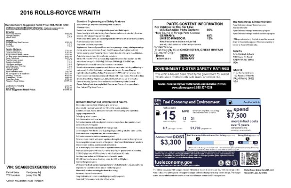 Used 2016 Rolls-Royce Wraith for sale Sold at Alfa Romeo of Westport in Westport CT 06880 28