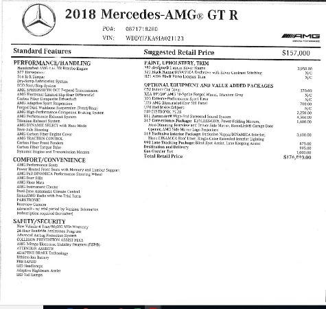 Used 2018 Mercedes-Benz AMG GT R for sale Sold at Alfa Romeo of Westport in Westport CT 06880 27