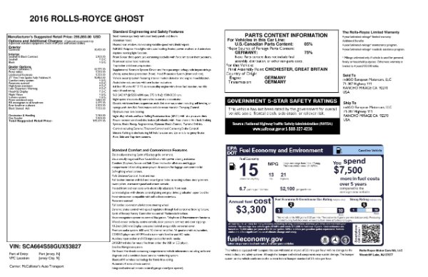 Used 2016 Rolls-Royce Ghost for sale $175,900 at Alfa Romeo of Westport in Westport CT 06880 27