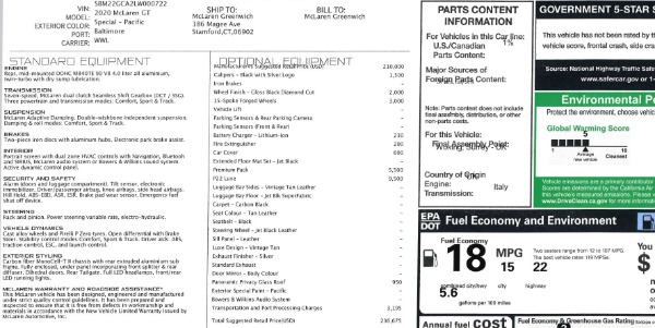 Used 2020 McLaren GT Luxe for sale $187,900 at Alfa Romeo of Westport in Westport CT 06880 26