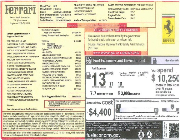 Used 2015 Ferrari F12 Berlinetta for sale Sold at Alfa Romeo of Westport in Westport CT 06880 25