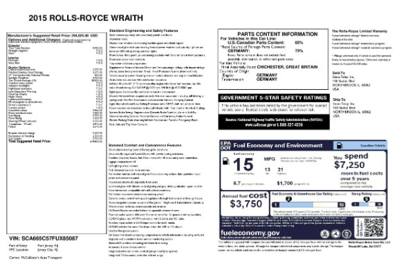 Used 2015 Rolls-Royce Wraith for sale Sold at Alfa Romeo of Westport in Westport CT 06880 28