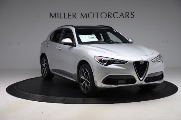 New 2020 Alfa Romeo Stelvio Ti Sport Q4 for sale $53,545 at Alfa Romeo of Westport in Westport CT 06880 11