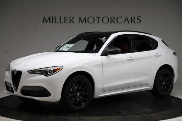 New 2021 Alfa Romeo Stelvio Ti Sport Q4 for sale Sold at Alfa Romeo of Westport in Westport CT 06880 2