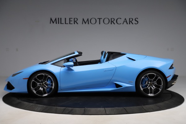 Used 2016 Lamborghini Huracan LP 610-4 Spyder for sale Sold at Alfa Romeo of Westport in Westport CT 06880 3