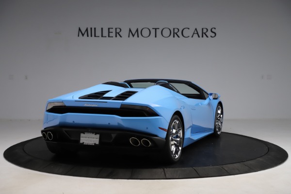 Used 2016 Lamborghini Huracan LP 610-4 Spyder for sale Sold at Alfa Romeo of Westport in Westport CT 06880 7