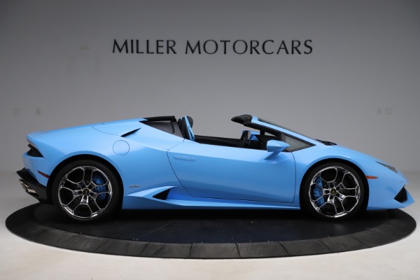 Used 2016 Lamborghini Huracan LP 610-4 Spyder for sale Sold at Alfa Romeo of Westport in Westport CT 06880 9