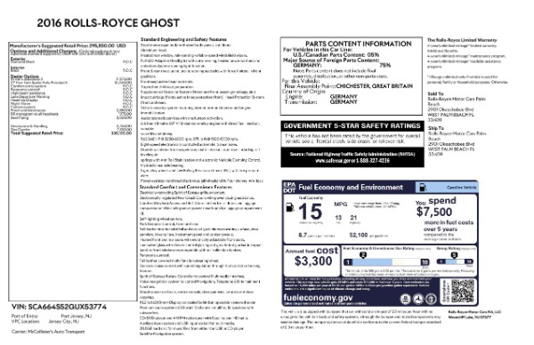 Used 2016 Rolls-Royce Ghost for sale Call for price at Alfa Romeo of Westport in Westport CT 06880 25