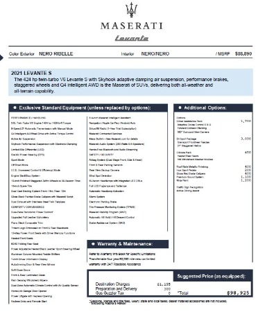 New 2021 Maserati Levante S Q4 for sale Sold at Alfa Romeo of Westport in Westport CT 06880 2