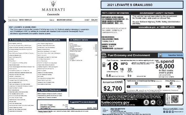 New 2021 Maserati Levante S Q4 GranLusso for sale Sold at Alfa Romeo of Westport in Westport CT 06880 26
