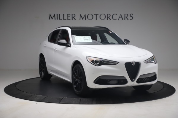 New 2021 Alfa Romeo Stelvio Ti Sport Q4 for sale Sold at Alfa Romeo of Westport in Westport CT 06880 12