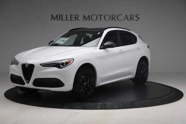 New 2021 Alfa Romeo Stelvio Ti Sport Q4 for sale Sold at Alfa Romeo of Westport in Westport CT 06880 2