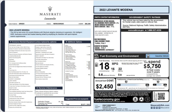 Used 2022 Maserati Levante Modena for sale Sold at Alfa Romeo of Westport in Westport CT 06880 26