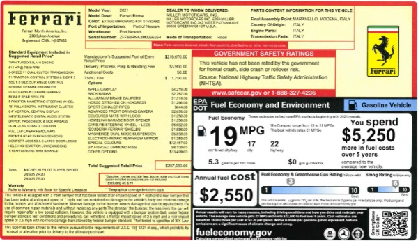 Used 2021 Ferrari Roma for sale Sold at Alfa Romeo of Westport in Westport CT 06880 2