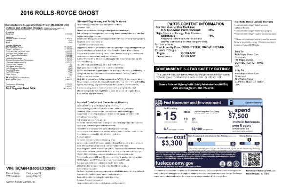 Used 2016 Rolls-Royce Ghost for sale Sold at Alfa Romeo of Westport in Westport CT 06880 28