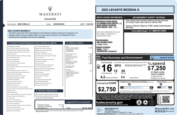 New 2022 Maserati Levante Modena S for sale Sold at Alfa Romeo of Westport in Westport CT 06880 2