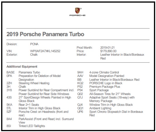 Used 2019 Porsche Panamera Turbo for sale $121,900 at Alfa Romeo of Westport in Westport CT 06880 24
