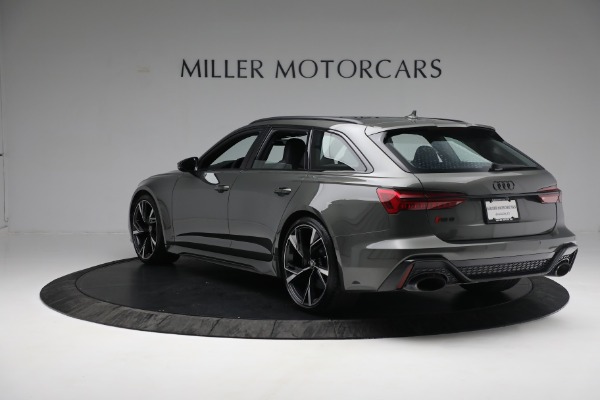 Used 2021 Audi RS 6 Avant 4.0T quattro Avant for sale Sold at Alfa Romeo of Westport in Westport CT 06880 5