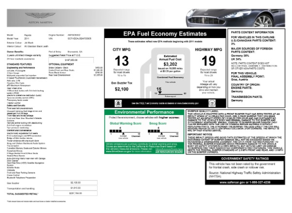 Used 2011 Aston Martin Rapide for sale Sold at Alfa Romeo of Westport in Westport CT 06880 27