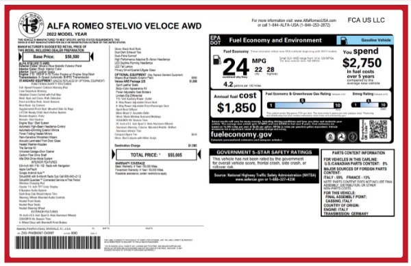 New 2022 Alfa Romeo Stelvio Veloce for sale Sold at Alfa Romeo of Westport in Westport CT 06880 27