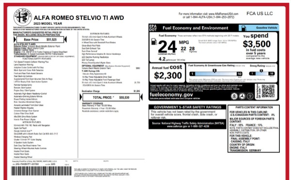 New 2023 Alfa Romeo Stelvio Ti for sale Sold at Alfa Romeo of Westport in Westport CT 06880 24