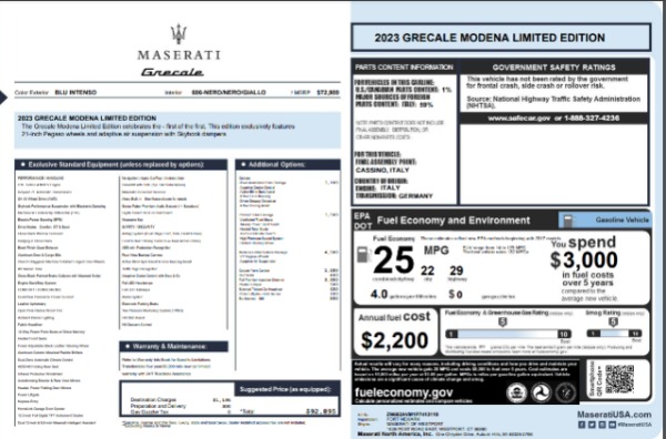 New 2023 Maserati Grecale Modena for sale $92,895 at Alfa Romeo of Westport in Westport CT 06880 24
