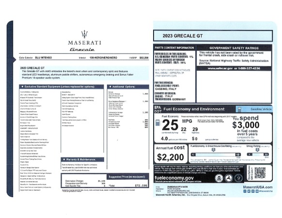 New 2023 Maserati Grecale GT for sale $72,095 at Alfa Romeo of Westport in Westport CT 06880 24