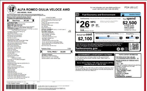 New 2023 Alfa Romeo Giulia Veloce for sale Sold at Alfa Romeo of Westport in Westport CT 06880 23