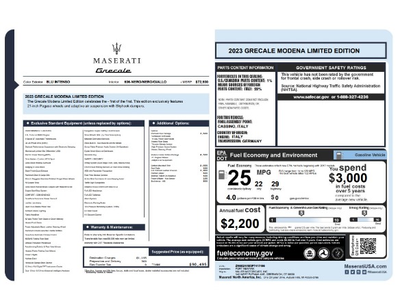 New 2023 Maserati Grecale Modena for sale $79,995 at Alfa Romeo of Westport in Westport CT 06880 24