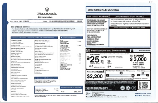 New 2023 Maserati Grecale Modena for sale Sold at Alfa Romeo of Westport in Westport CT 06880 24