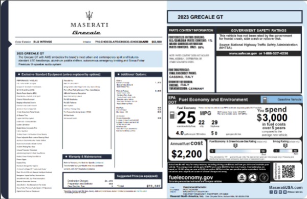 New 2023 Maserati Grecale GT for sale $73,597 at Alfa Romeo of Westport in Westport CT 06880 21