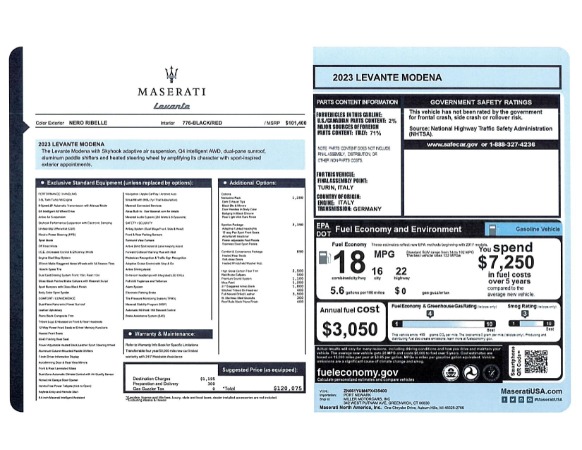 New 2023 Maserati Levante Modena for sale $120,075 at Alfa Romeo of Westport in Westport CT 06880 22