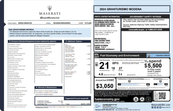 New 2024 Maserati GranTurismo Modena for sale $193,865 at Alfa Romeo of Westport in Westport CT 06880 23