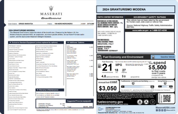 New 2024 Maserati GranTurismo Modena for sale Sold at Alfa Romeo of Westport in Westport CT 06880 23