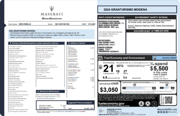 New 2024 Maserati GranTurismo Modena for sale $199,720 at Alfa Romeo of Westport in Westport CT 06880 27