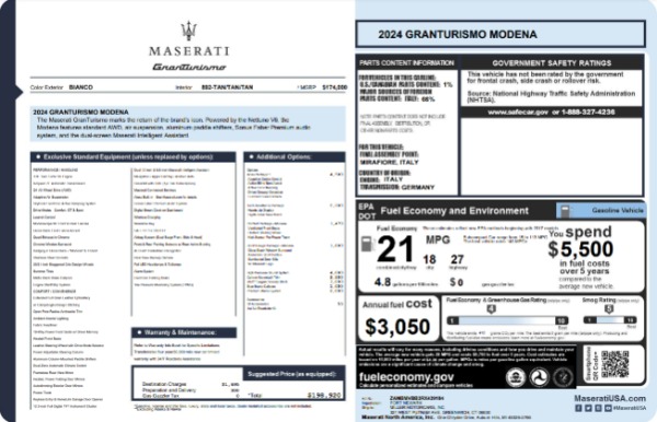 New 2024 Maserati GranTurismo Modena for sale $198,920 at Alfa Romeo of Westport in Westport CT 06880 21