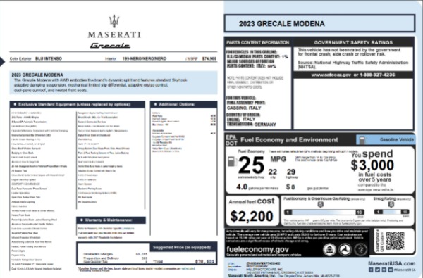 New 2023 Maserati Grecale Modena for sale Sold at Alfa Romeo of Westport in Westport CT 06880 28