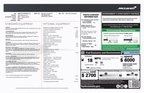 New 2023 McLaren GT Luxe for sale Sold at Alfa Romeo of Westport in Westport CT 06880 6